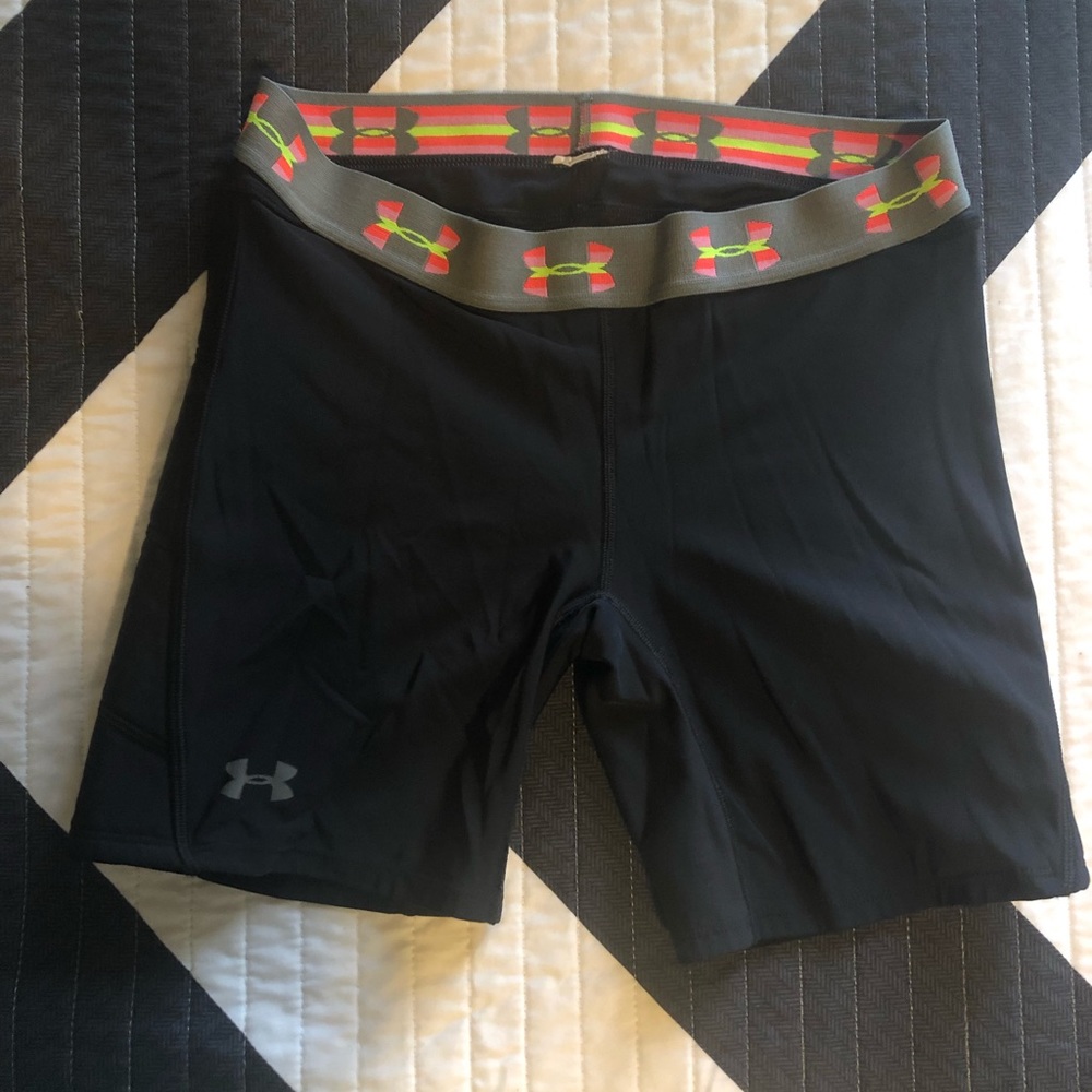 Under armour compression shorts!